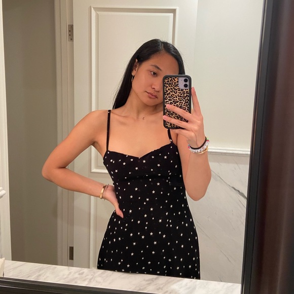 Reformation Lisa Mini Dress with Stars - Picture 9 of 9